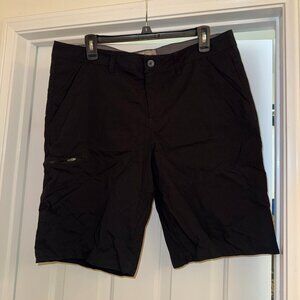 Weatherproof Vintage Black Shorts W34 Zip Pocket
